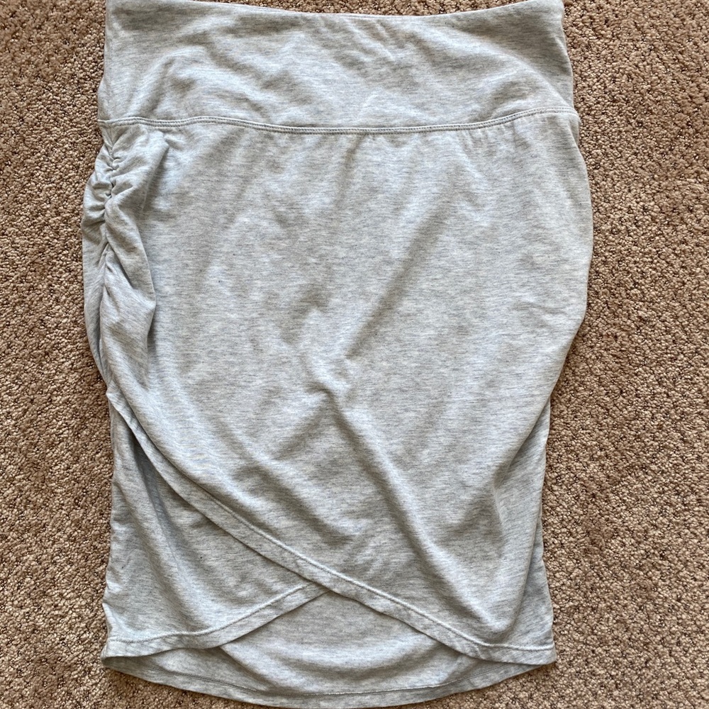Athleta knit skirt.  Grey
